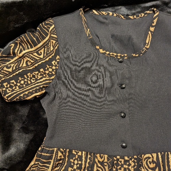 Vintage midi button down dress - Picture 3 of 5